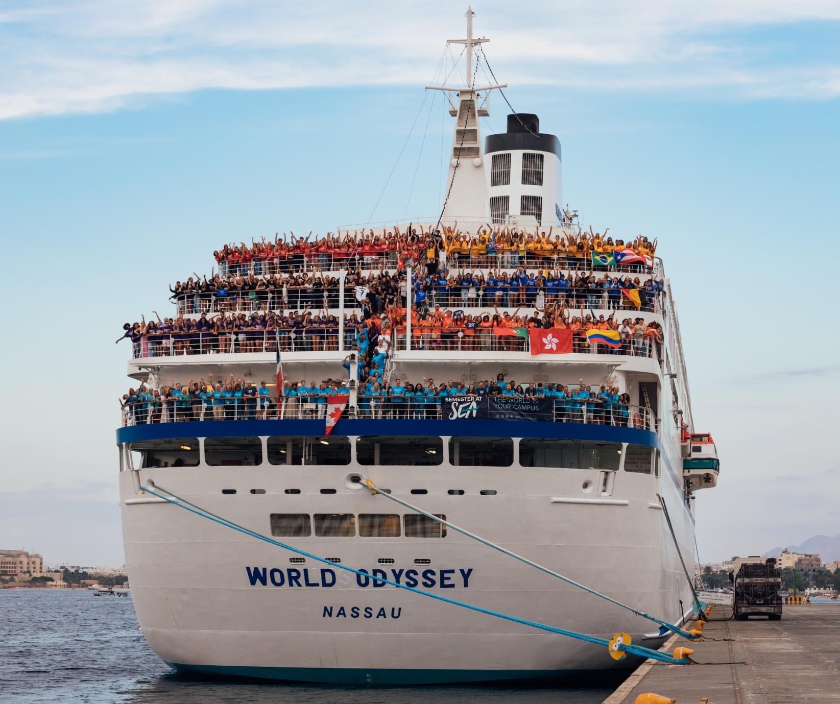 Dithley Elskamp volgde haar minor op een boot en in elf landen