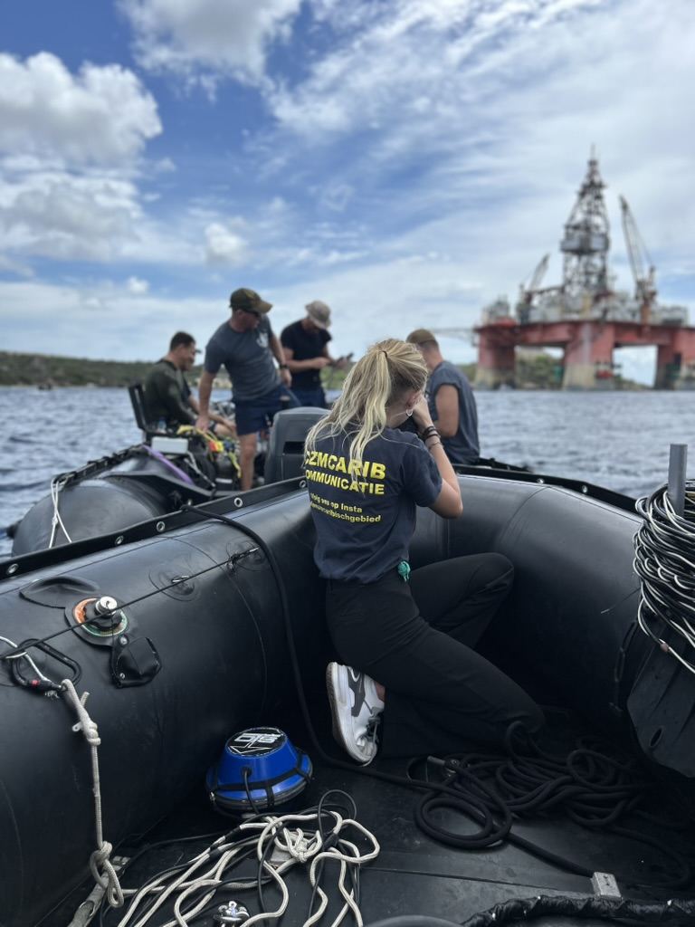 Marèls stage bij Defensie in het Caribisch gebied